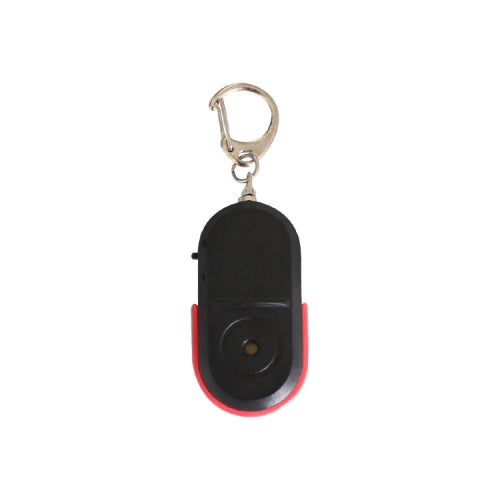 5 PCS Portable Anti-Lost Alarm Key Finder Wireless Whistle Sound LED Light Locator Finder(Red)