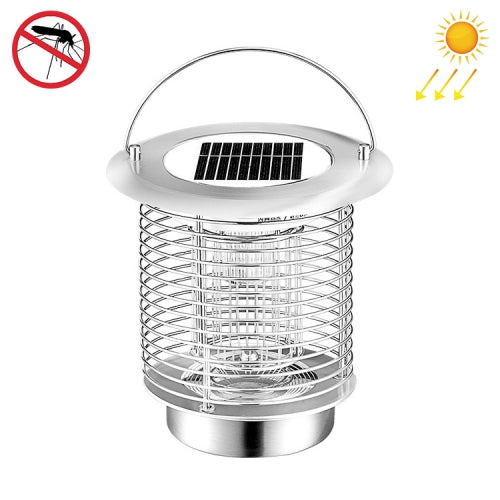 Outdoor Solar Waterproof Mosquito Lamp Mosquito Repellent, Color:TM01 Silver