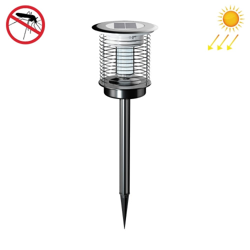Outdoor Solar Waterproof Mosquito Lamp Mosquito Repellent, Color:TM01Y Black