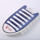 12 PCS / Set Creative Unisex Women Men Athletic Running No Tie Shoelaces Elastic Silicone Shoe Lace for All Sneakers(White)