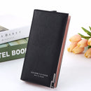 Long Wallet Zipper Coin Purse Cards ID Holder Clutch Woman Wallet(Black)