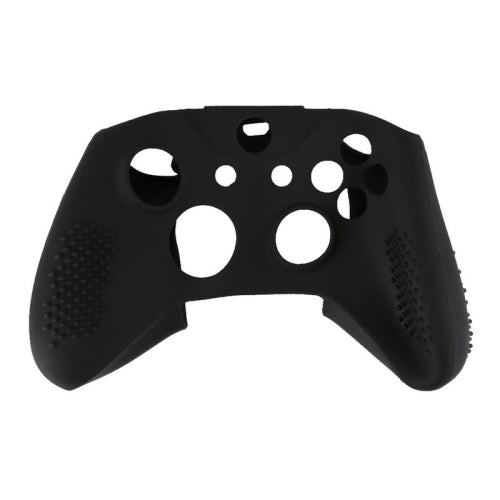 Soft Silicone Rubber Gamepad Protective Case Cover Joystick Accessories for Microsoft Xbox One S Controller(Black)