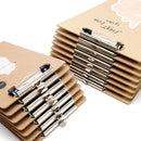 7 PCS Wooden Writing Splint Writing Pad Clip Examination Pad Random Style, Size:A5