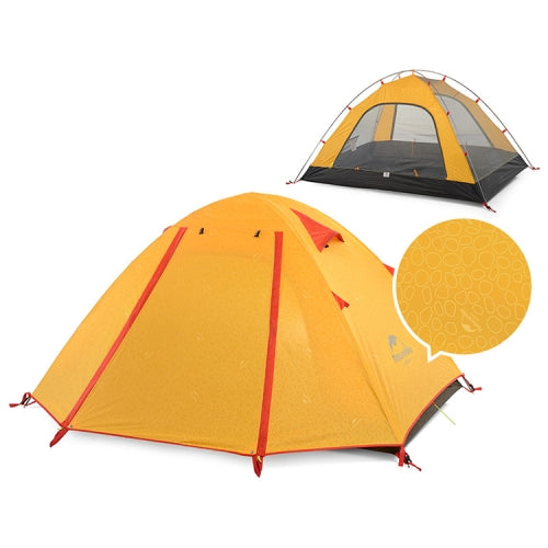 Naturehike Tent Outdoor Rainstorm-proof Thickened Beach Seaside Camping Equipment, Style:2 People(Daylight Orange)