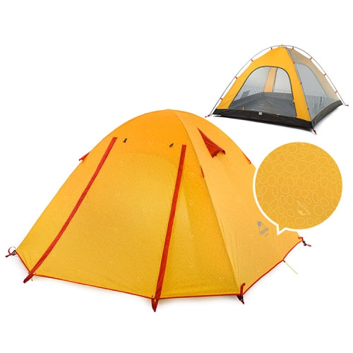 Naturehike Tent Outdoor Rainstorm-proof Thickened Beach Seaside Camping Equipment, Style:4 People(Daylight Orange)