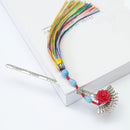 Creative Classical Metal Tassel Fan Bookmark