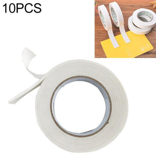 10 PCS Super Strong Double Faced Adhesive Tape Foam Double Sided Tape Self Adhesive Pad For Mounting Fixing Pad Sticky(12mm)