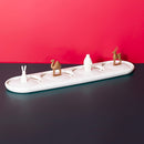 Creative Cartoon Drain Cup Holder Living Room Tea Cup Storage Rack without Cup, Style:Animal