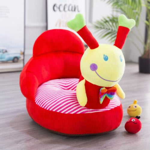 Creative Backrest Lunch Break Cartoon Children Chair Sofa Plush Toys, Size:55cm(Bee)