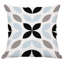 Home Decor Cushion Cover Simple Geometric Throw Pillowcase Pillow Covers(Four-leaf flower)