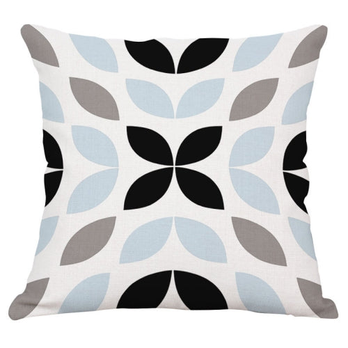 Home Decor Cushion Cover Simple Geometric Throw Pillowcase Pillow Covers(Four-leaf flower)