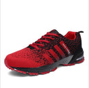 Outdoor Antiskid Breathable Trekking Hunting Tourism Mountain Sneakers Casual Shoes, Shoe Size:35(Black and Red)