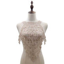 Light Brown Embroidered Lace Collar Flower Three-dimensional Hollow Fake Collar DIY Clothing Accessories