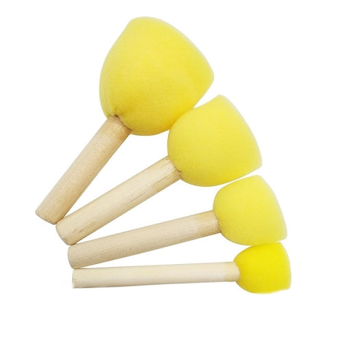 15 PacksSponge Stamp Children Drawing Supplies(Mushroom Stick)