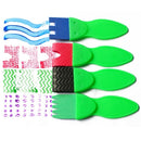 10 Packs EVA Sponge Plastic Small Fish Painting Brush Children Graffiti Painting Tool(Small Fish)