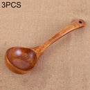 3 PCS Long-handled Wooden Spoon
