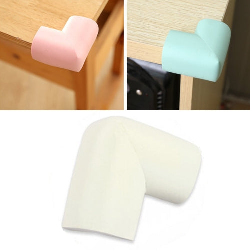 8 PCS 55 x 55mm Children Protection Corner Soft Table Desk Children Safety Corner Baby Safety Edge Guards(white)