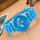WPB002 Fashion Sports Quartz Silicone Watch(Sky Blue)