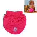 Pet Dog Panty Brief Sanitary Pants Clothing Pet Supplies, Size:XS(Rose Red)