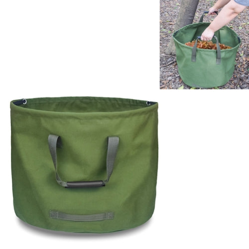 Outdoor Large Capacity Canvas Garden Garbage Deciduous Bag
