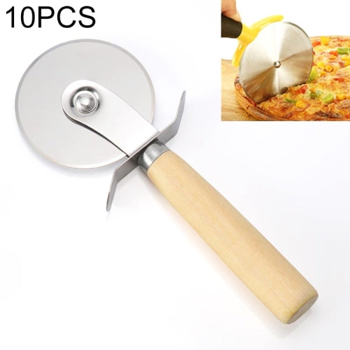 10 PCS Stainless Steel Pizza Hob Pizza Wheel Knife And Cake Knife