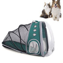 Pet Expandable Space Capsule Backpack Foldable Cat Bag, Specification: 33x66x44cm(Green)