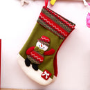 3 PCS Christmas Decorations Christmas Socks Gift Candy Bag(Snowman)