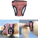 2 PCS Pet Striped Physiological Pants Dog Menstrual Pants, Size: XL(Red)