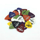 Alice 50 PCS ABS Electric Guitar Picks, Random Color Delivery, Surface:Frosted, Size:0.58-1.5mm 6 Thickness Mixing