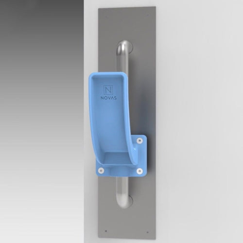 NOVAS Non-Contact Safety Protection Door Hook Spring Plastic Door Opener, Specification: Glass Door Opener