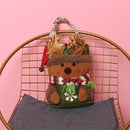 2 PCS Christmas Tote Bag Shoulder Bag Children Gifts(Elk)