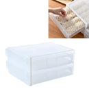 Household Drawer Dumpling Box Refrigerator Storage Box, Specification: Four Layers