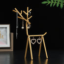 3 PCS Deer Jewelry Stand Earring Stand Room Desktop Jewelry Display Stand