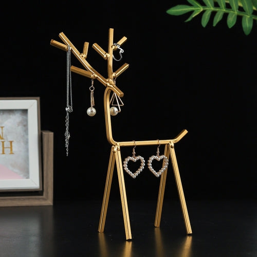 3 PCS Deer Jewelry Stand Earring Stand Room Desktop Jewelry Display Stand
