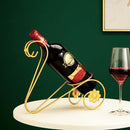 Iron Wine Rack Home Decoration Club Hotel Wine Rack(Swan)