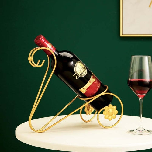 Iron Wine Rack Home Decoration Club Hotel Wine Rack(Swan)