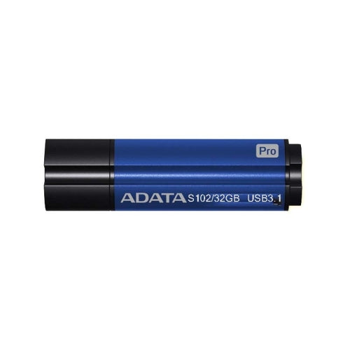 ADATA S102 High Speed USB3.1 Computer Storage Metal USB Disk, Capacity: 32GB(Blue)