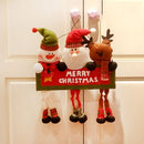 Christmas Decoration Letter Card Door Hanging(Red )