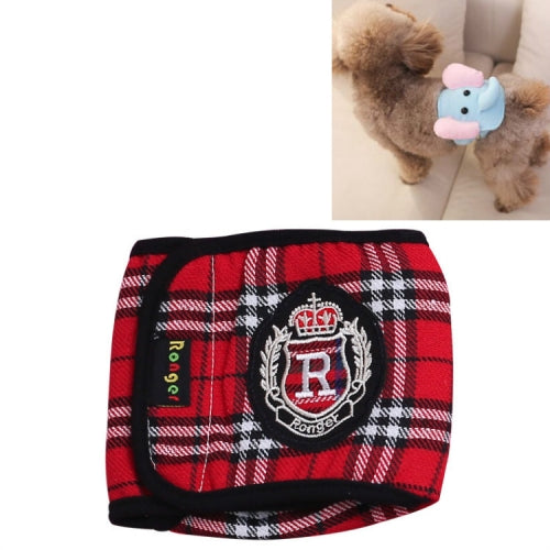 Pet Physiological Pants Small Dog Teddy Anti-harassment Dog Safety Pants, Size: L(College Style R)