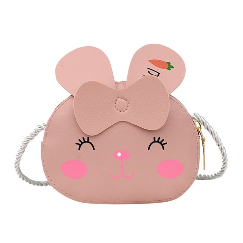 4 PCS Children Mini Cute Cartoon Single Shoulder Bags(Pink Bunny)