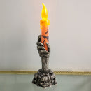 3 PCS Halloween Led Luminous Ghost Claw Candle Light Halloween Decoration Props Pumpkin Skull Candle Light(Orange)