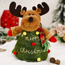 3 PCS Christmas Decoration Tree-Shaped Cartoon Candy Bag(Elk)