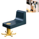 4 PCS Kitchen Storage Free Punching Multifunctional Rotatable Non-Marking Hook Rack, Style:Rotating Hook(Yellow)