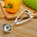 Stainless Steel Ice Cream Spoon Scooper Fruit Scoop, Specification: 59mm