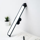 Cartoon Cat Student Dormitory LED Desk Lamp Desk Eye Protection Reading Lamp, Specification:Charging Stepless Dimming Model (Black)