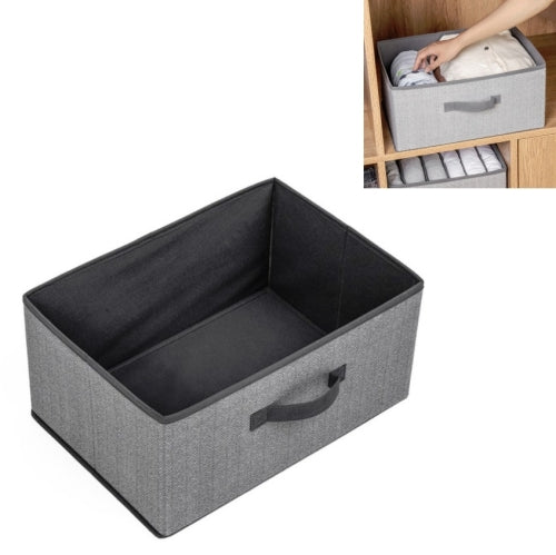 2 PCS Non-woven Drawer Storage Box Square Uncovered Clothing Debris Sorting Box, Capacity:23L