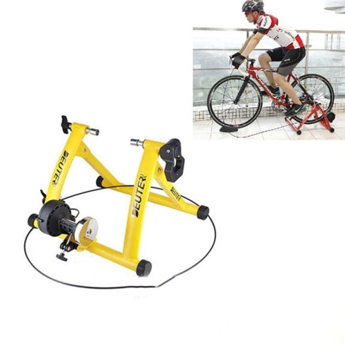 DEUTER MT-04 Bicycle Training Platform Indoor Cycling Platform Cycling Fitness Rack(Yellow)