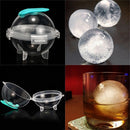 12 PCS Whiskey Ice Ball Mold Silicone PP Round Ice Tray Random Color Delivery, Style:Non-separable Cover