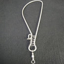 10 PCS Stainless Steel Live Fish Clasp Fish Lock Single Hand Clasp Fishing Tackle, Specification:Large 4mm Thick and 20cm Long(Silver)