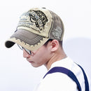 JAMONT 12970 Tiger Head Pattern Sun Hat Embroidery Baseball Cap Cotton Outdoor Leisure Cap, Size:One Size(Grey)
